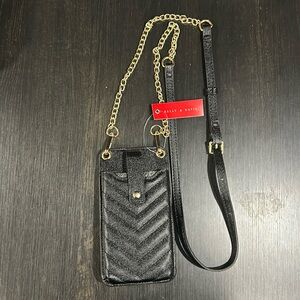 Kelly & Katie Black Cross Body Wallet
